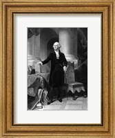 Framed Vintage President George Washington