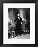 Framed Vintage President George Washington