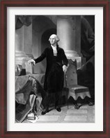 Framed Vintage President George Washington