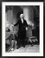 Framed Vintage President George Washington