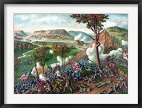 Framed Battle of Missionary Ridge