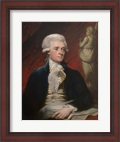 Framed Vintage President Thomas Jefferson