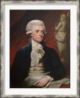 Framed Vintage President Thomas Jefferson