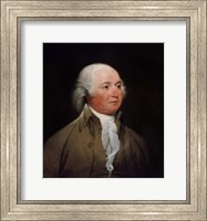 Framed President John Adams