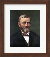 Framed President Ulysses S Grant