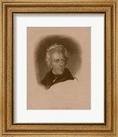 Framed President Andrew Jackson