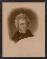 Framed President Andrew Jackson