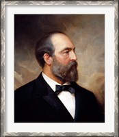 Framed Vintage President James Garfield