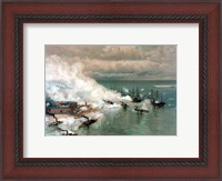 Framed Battle of Mobile Bay