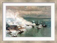 Framed Battle of Mobile Bay