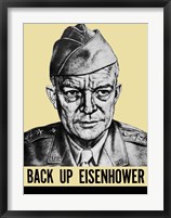 Framed General Dwight Eisenhower