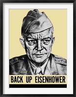 Framed General Dwight Eisenhower