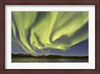 Framed Aurora Borealis, Yukon, Canada