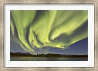 Framed Aurora Borealis, Yukon, Canada