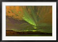 Framed Colorful Aurora Borealis