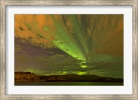 Framed Colorful Aurora Borealis