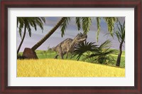 Framed Ceratosaurus Hunting
