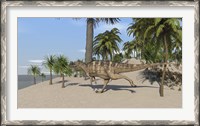 Framed Ceratosaurus Running