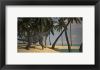 Framed Large Brachiosaurus