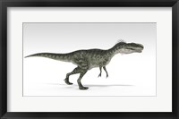 Framed Monolophosaurus Dinosaur