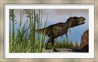 Framed T-Rex Hunting