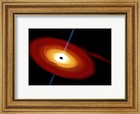 Framed Black Hole in Space