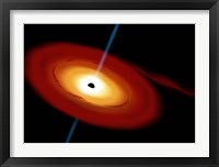 Framed Black Hole in Space