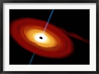 Framed Black Hole in Space