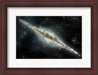 Framed Spiral Galaxy