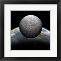 Framed Cratered Moon