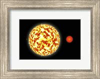 Framed Binary Star System and Planets