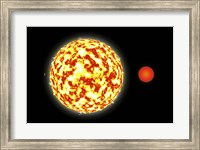 Framed Binary Star System and Planets