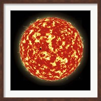 Framed Planet Passing in Front of Sun