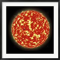 Framed Planet Passing in Front of Sun