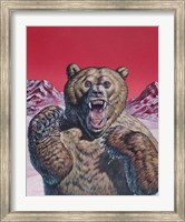 Framed Cave Bear