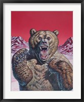 Framed Cave Bear