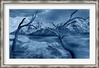 Framed Snow Covered Landscape