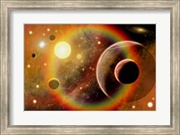 Framed Planetary System in Nebula