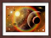 Framed Planetary System in Nebula