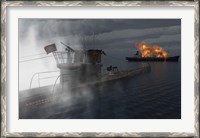 Framed German U-Boat