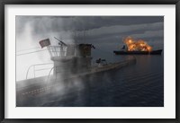 Framed German U-Boat