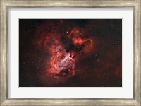 Framed M17, The Omega Nebula