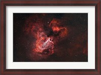 Framed M17, The Omega Nebula