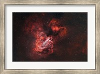 Framed M17, The Omega Nebula