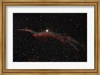 Framed NGC 6960, The Western Veil Nebula