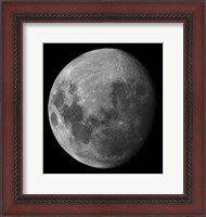 Framed Three Quarter Moon