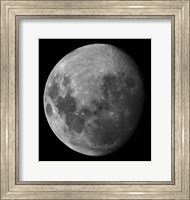 Framed Three Quarter Moon