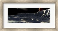Framed Ice Scarp on Callisto