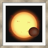 Framed HD 209458B (Extra Solar Planet)