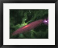 Framed Protostellar Disk